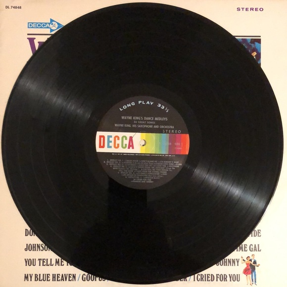 Wayne King ...King's Dance Medleys Vinyl Lp - Picture 3 of 6